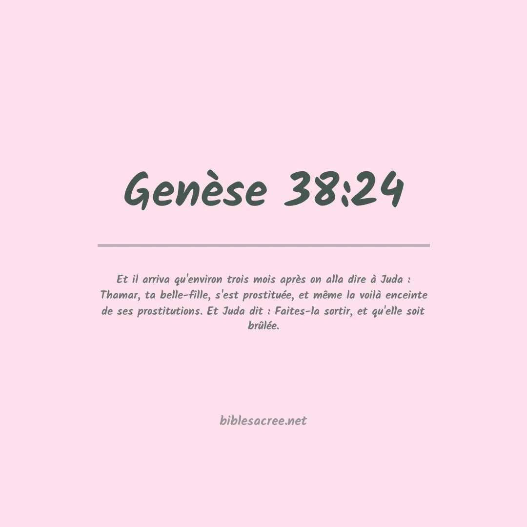 Genèse - 38:24