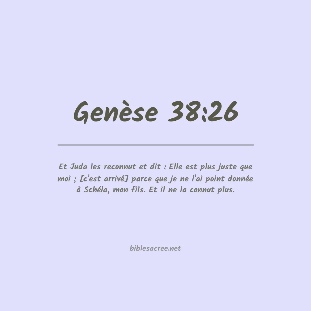Genèse - 38:26