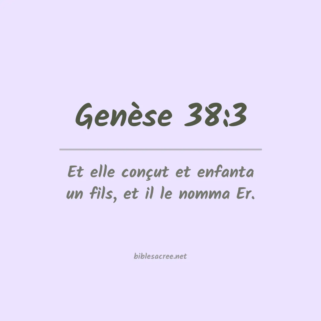Genèse - 38:3