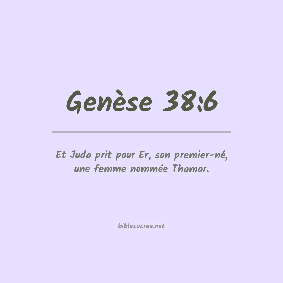 Genèse - 38:6