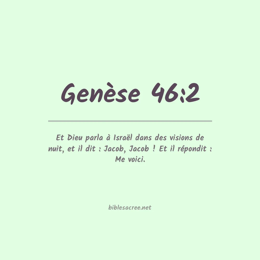 Genèse - 46:2