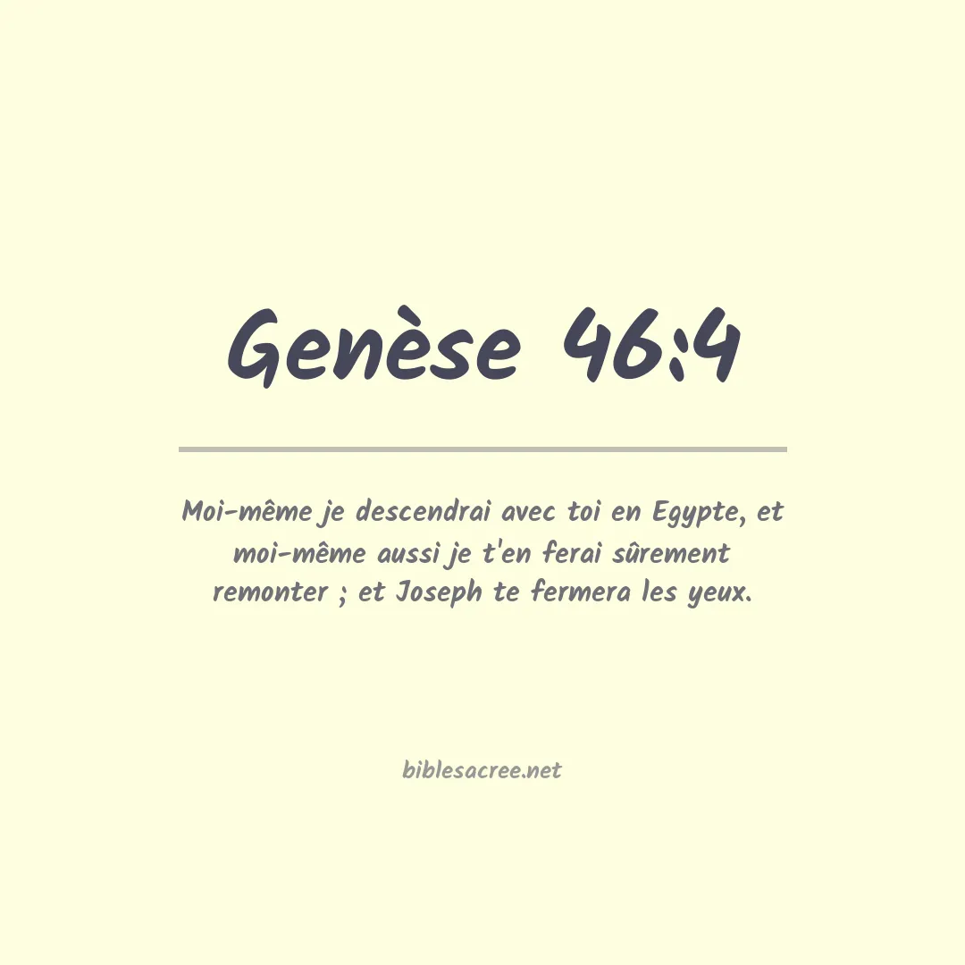 Genèse - 46:4