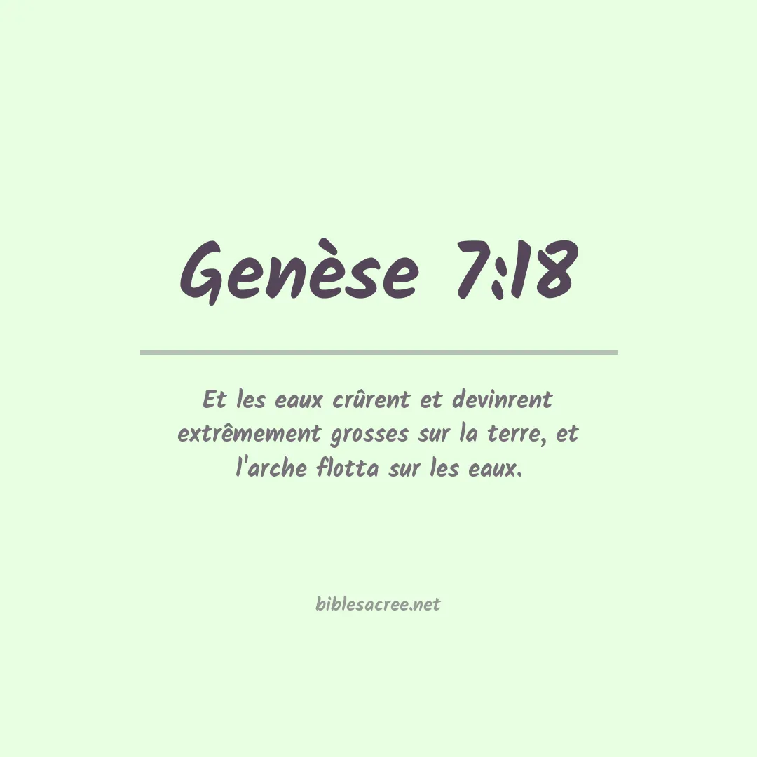 Genèse - 7:18