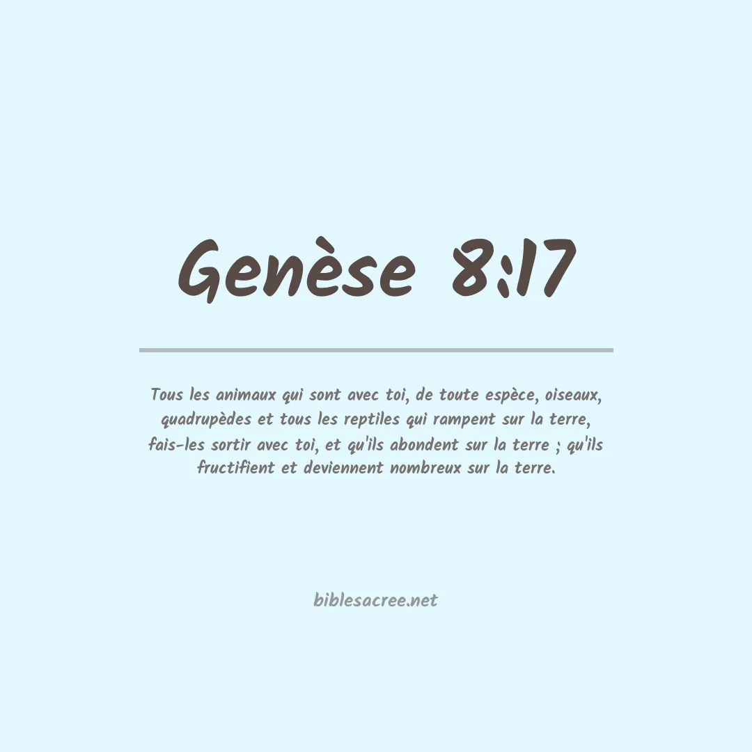 Genèse - 8:17