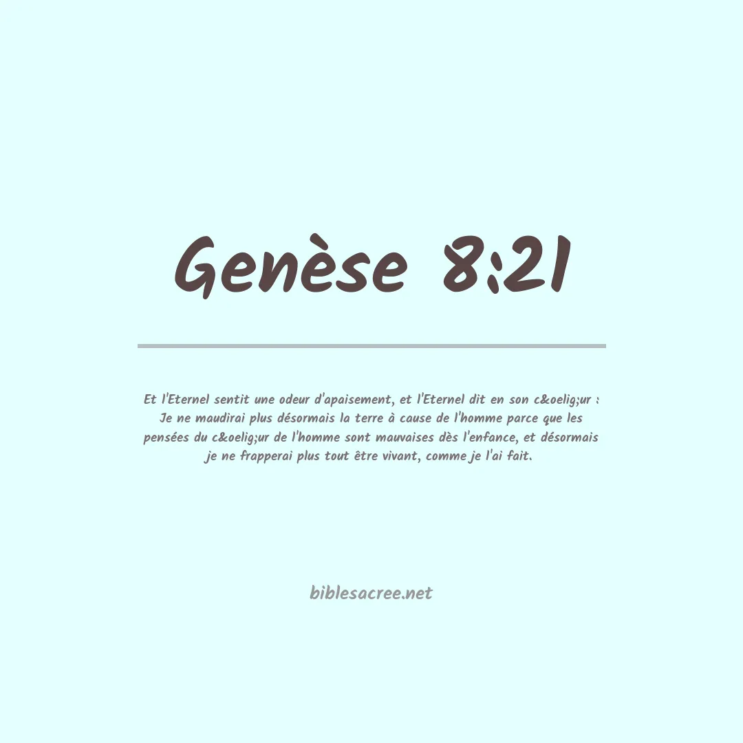Genèse - 8:21