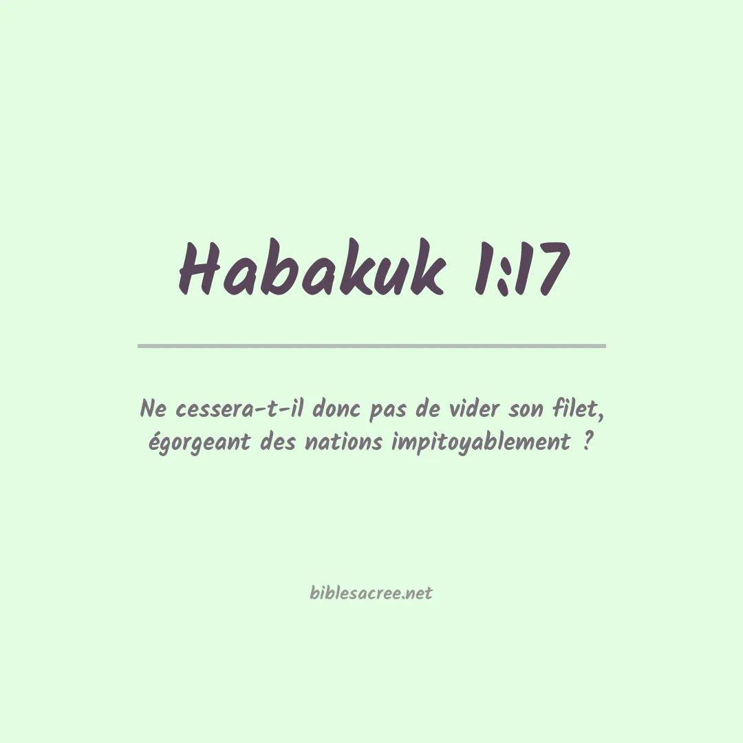 Habakuk - 1:17