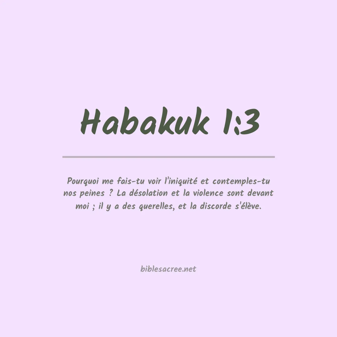 Habakuk - 1:3