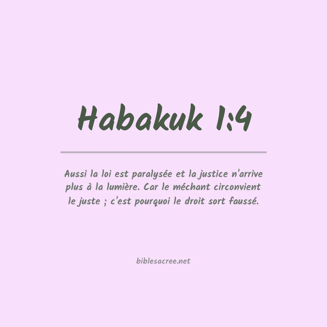Habakuk - 1:4