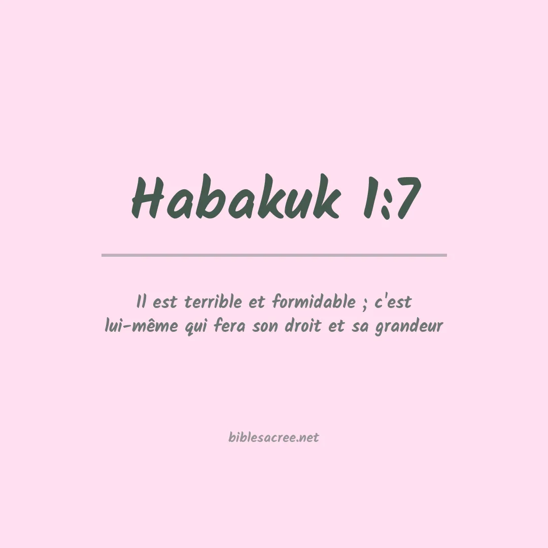 Habakuk - 1:7