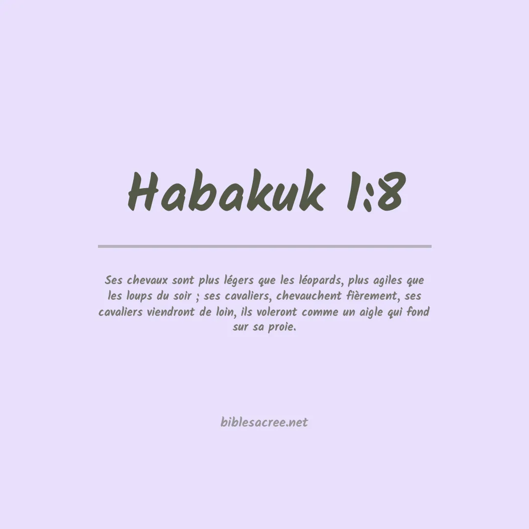 Habakuk - 1:8