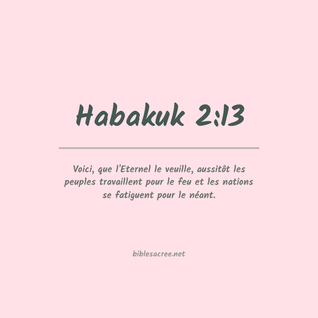 Habakuk - 2:13