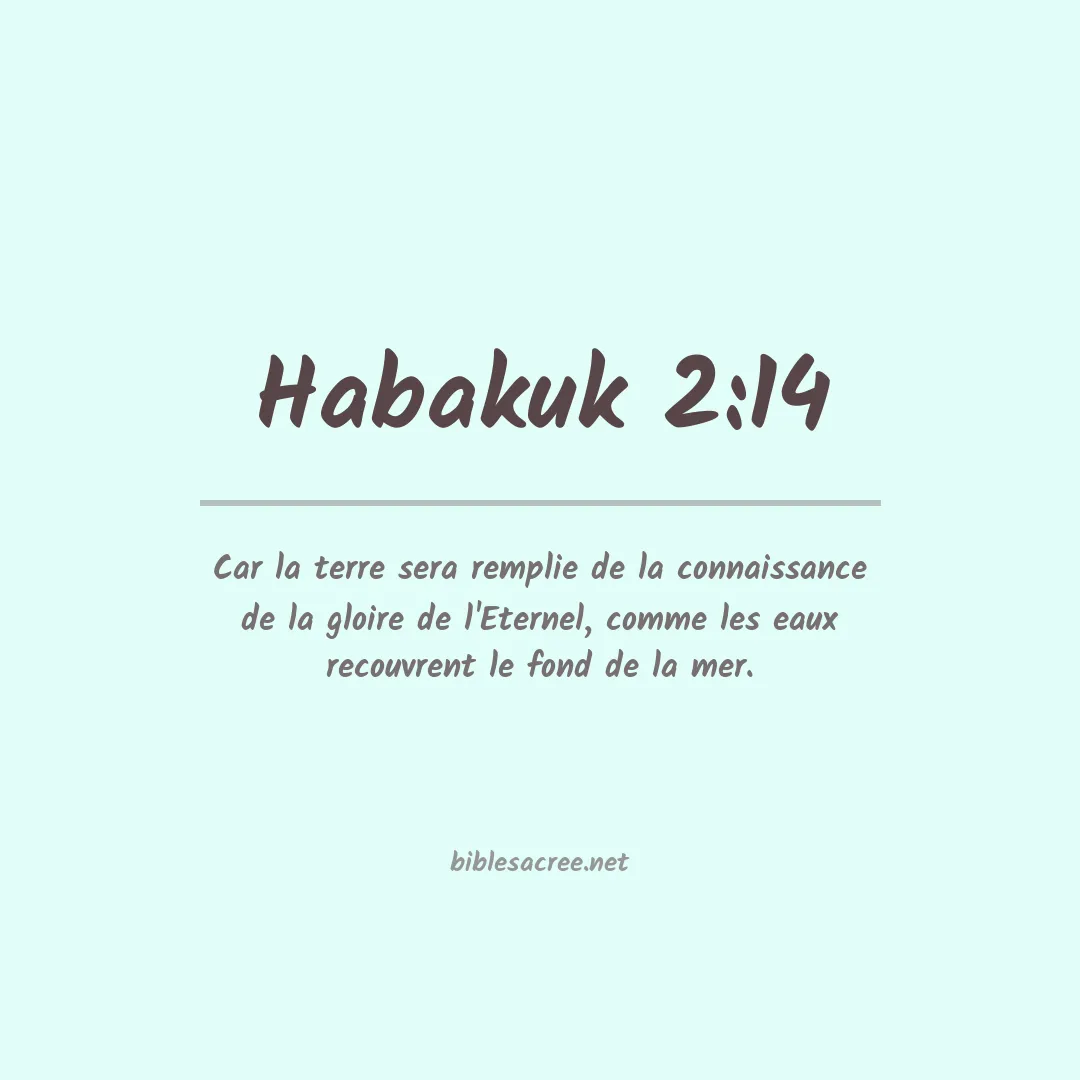 Habakuk - 2:14