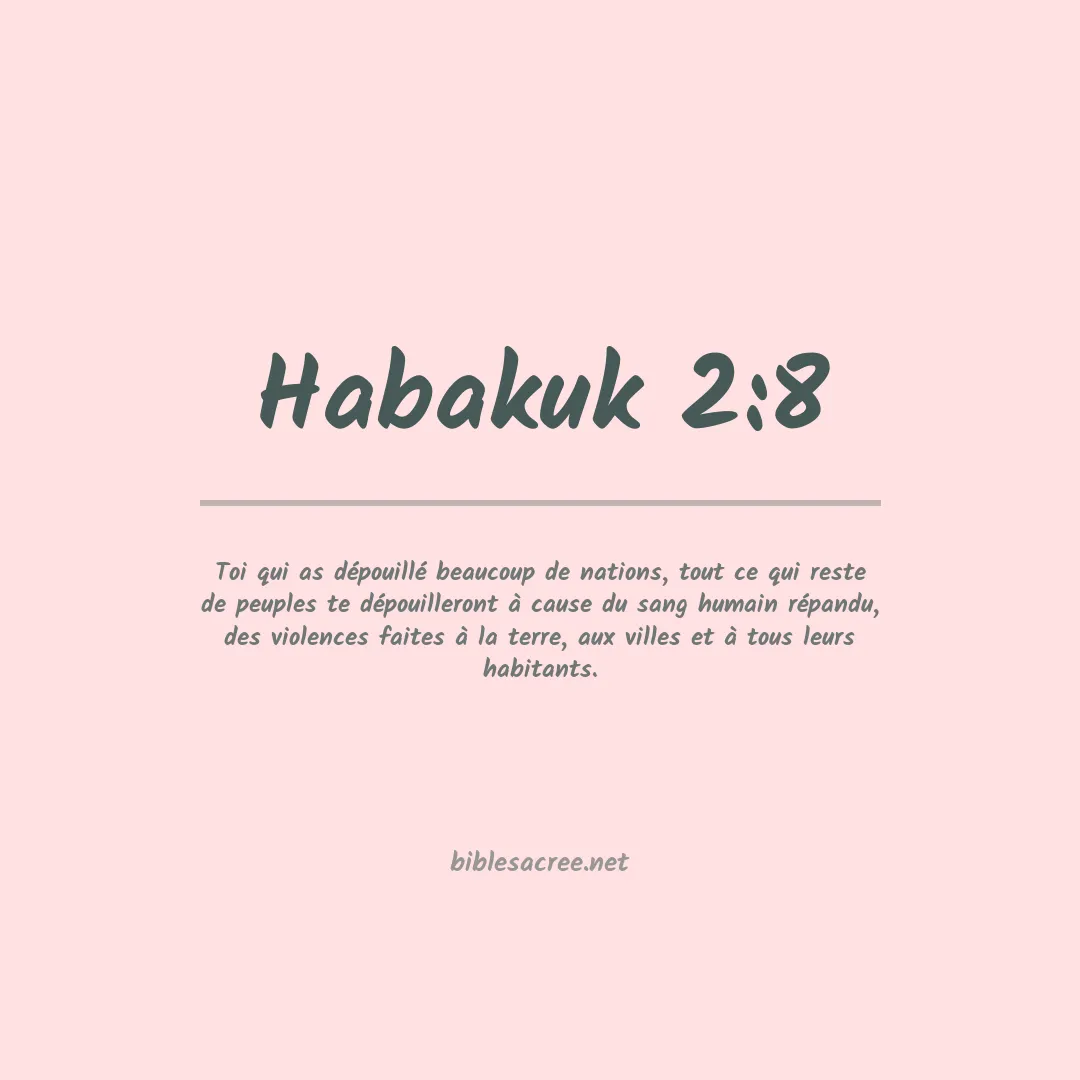 Habakuk - 2:8