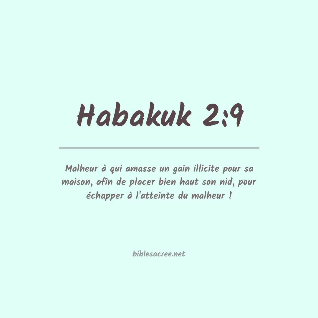 Habakuk - 2:9