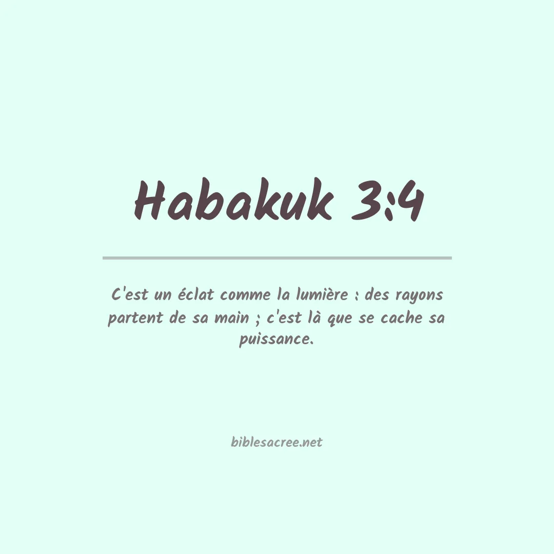 Habakuk - 3:4