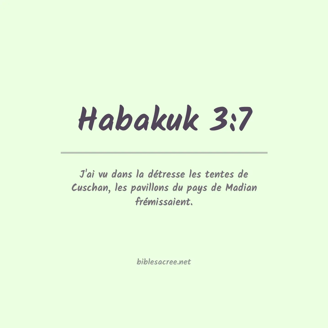 Habakuk - 3:7