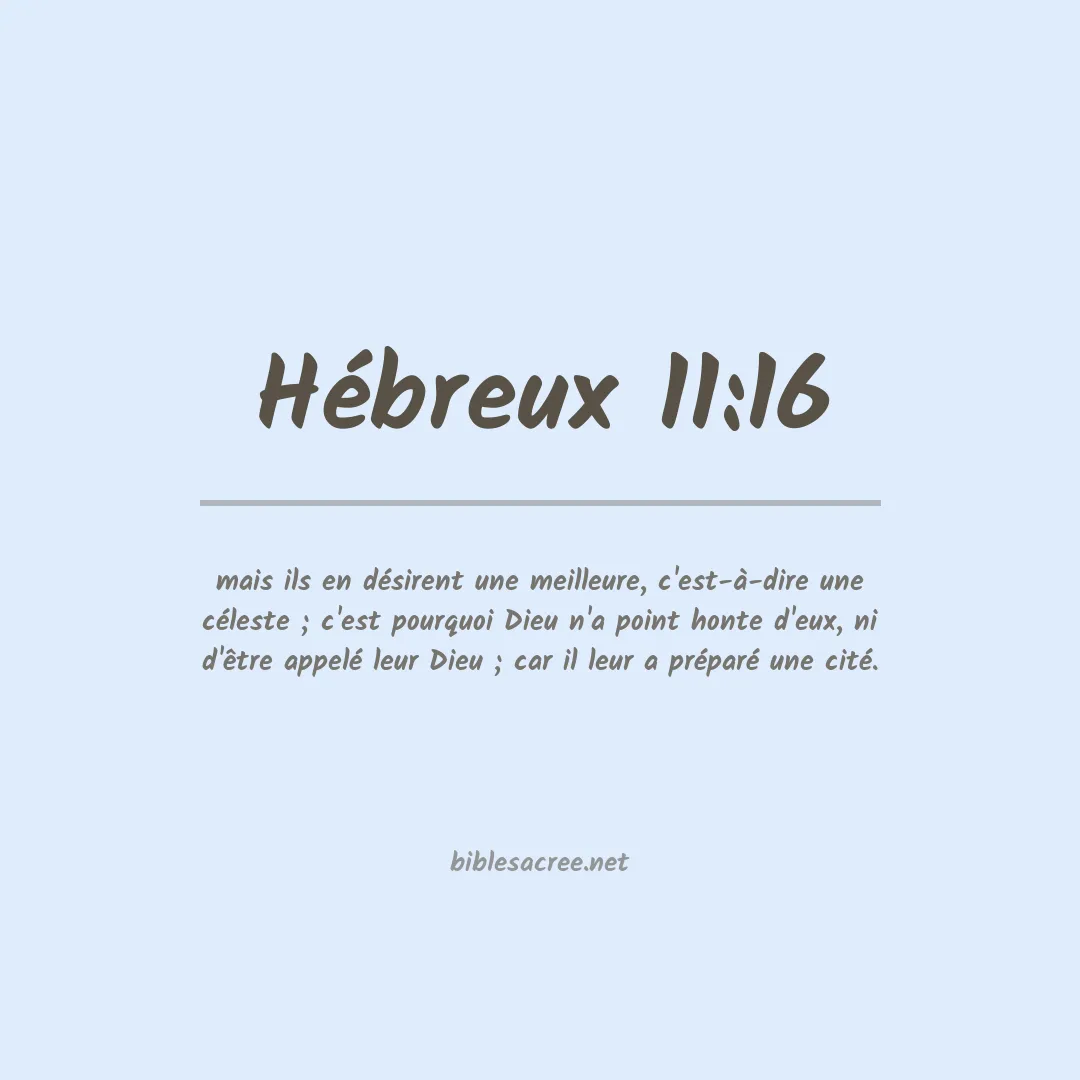 Hébreux - 11:16