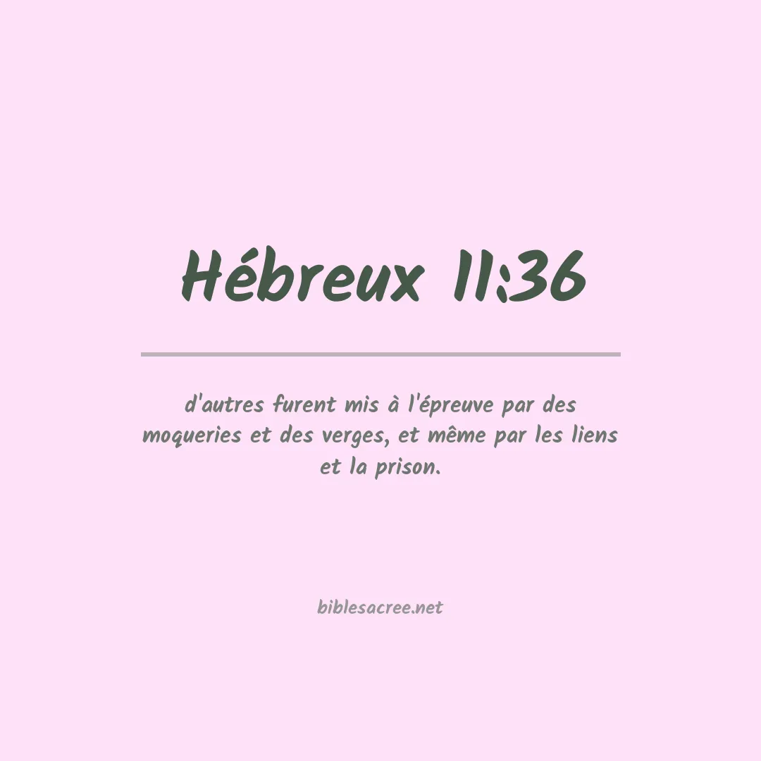 Hébreux - 11:36