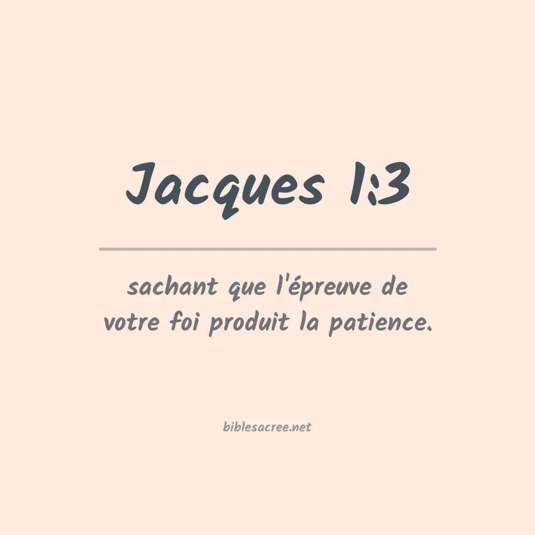 Jacques - 1:3