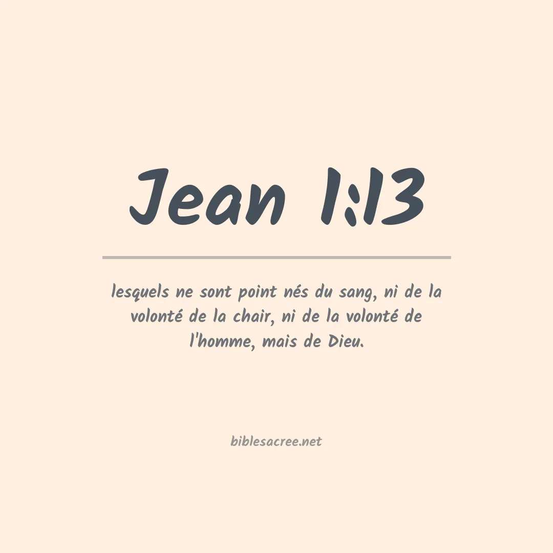 Jean - 1:13