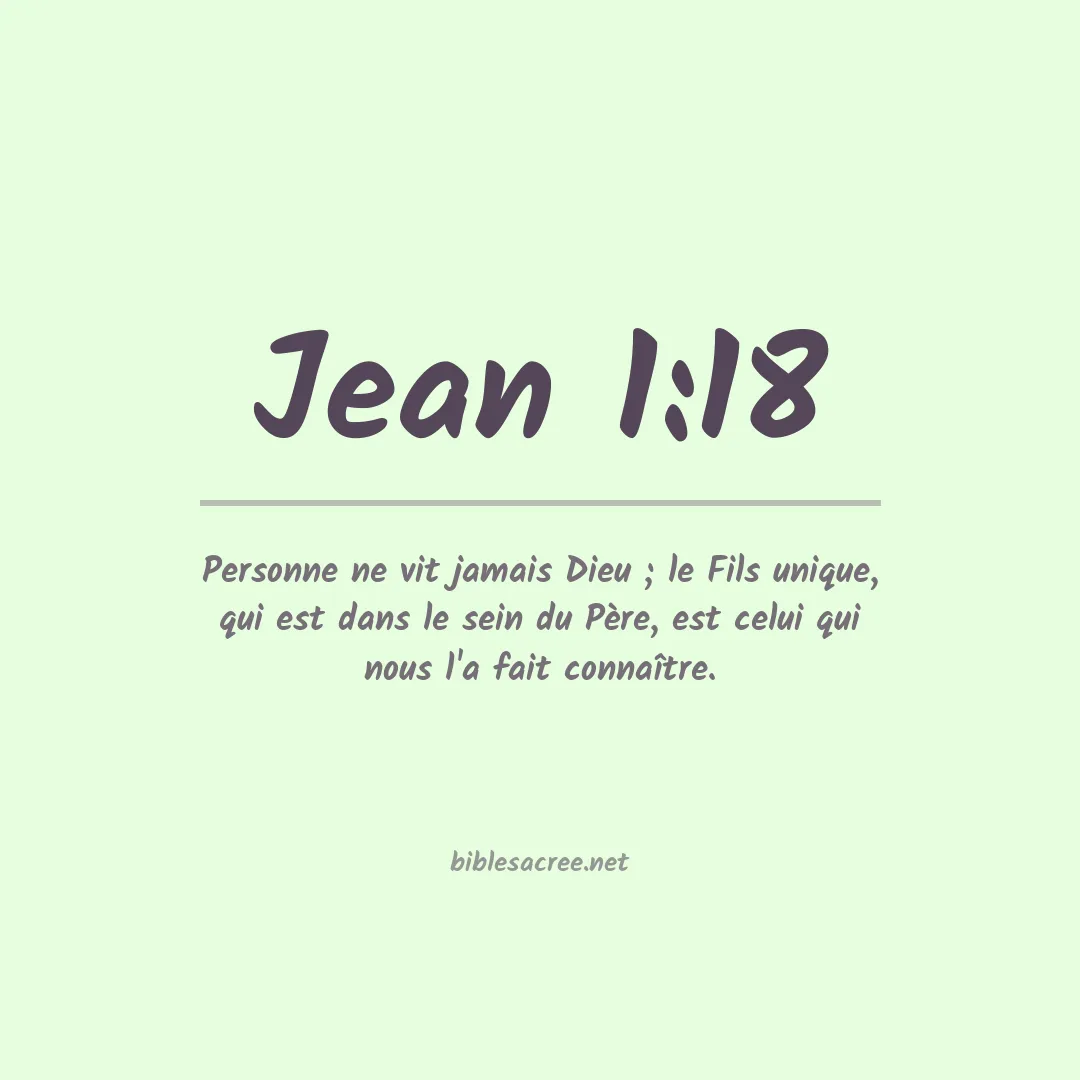 Jean - 1:18