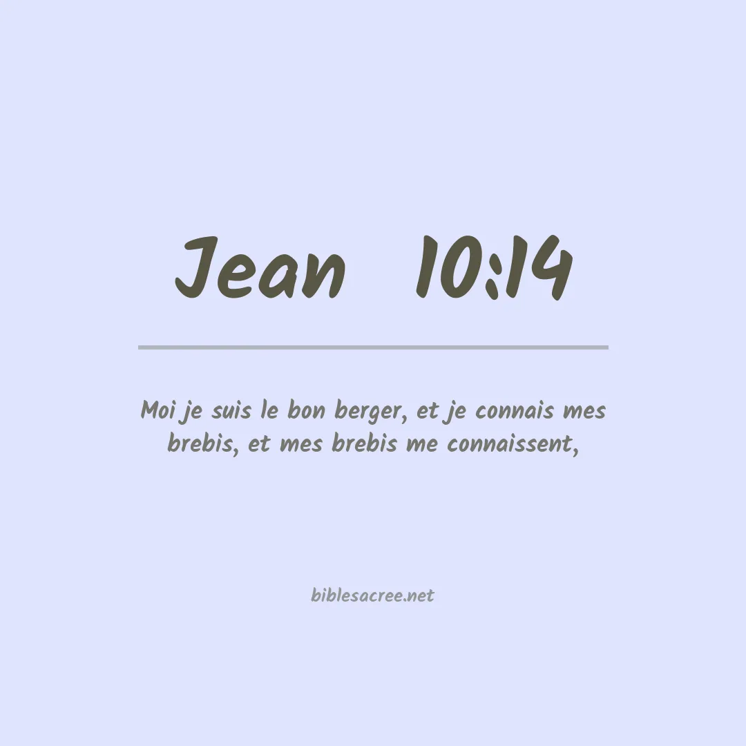 Jean  - 10:14