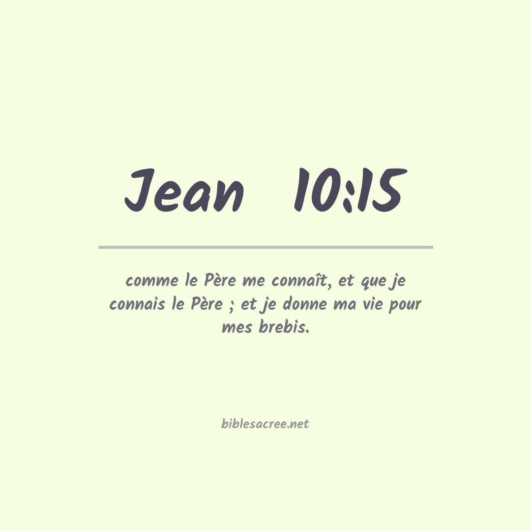 Jean  - 10:15