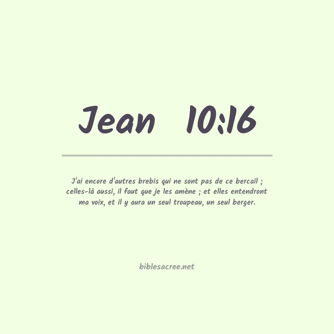 Jean  - 10:16