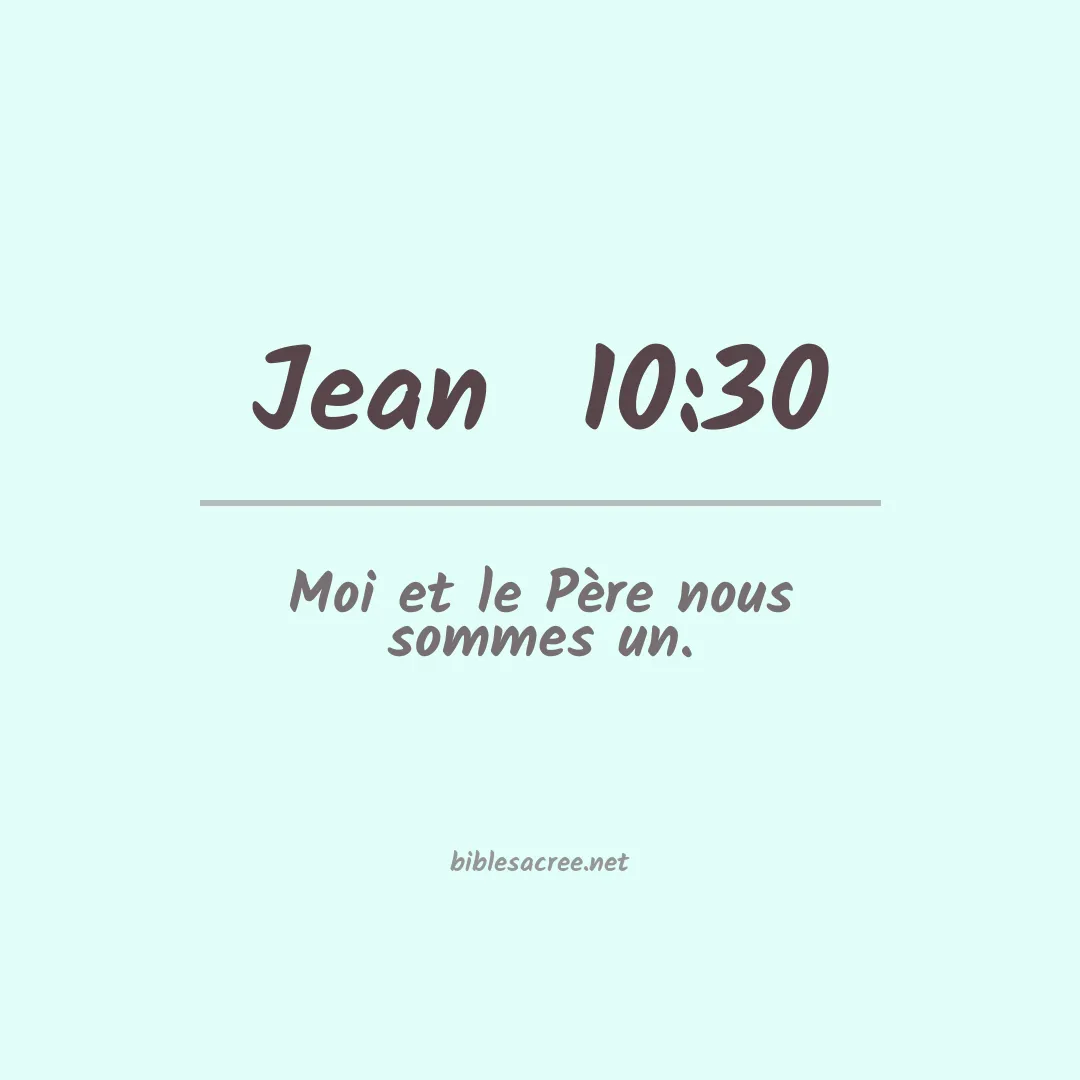 Jean  - 10:30
