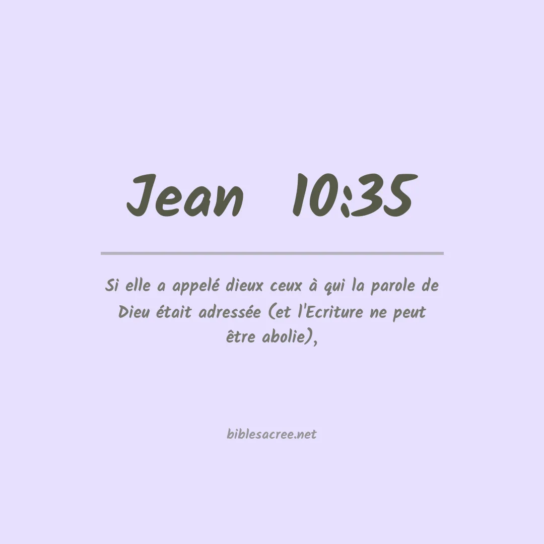 Jean  - 10:35