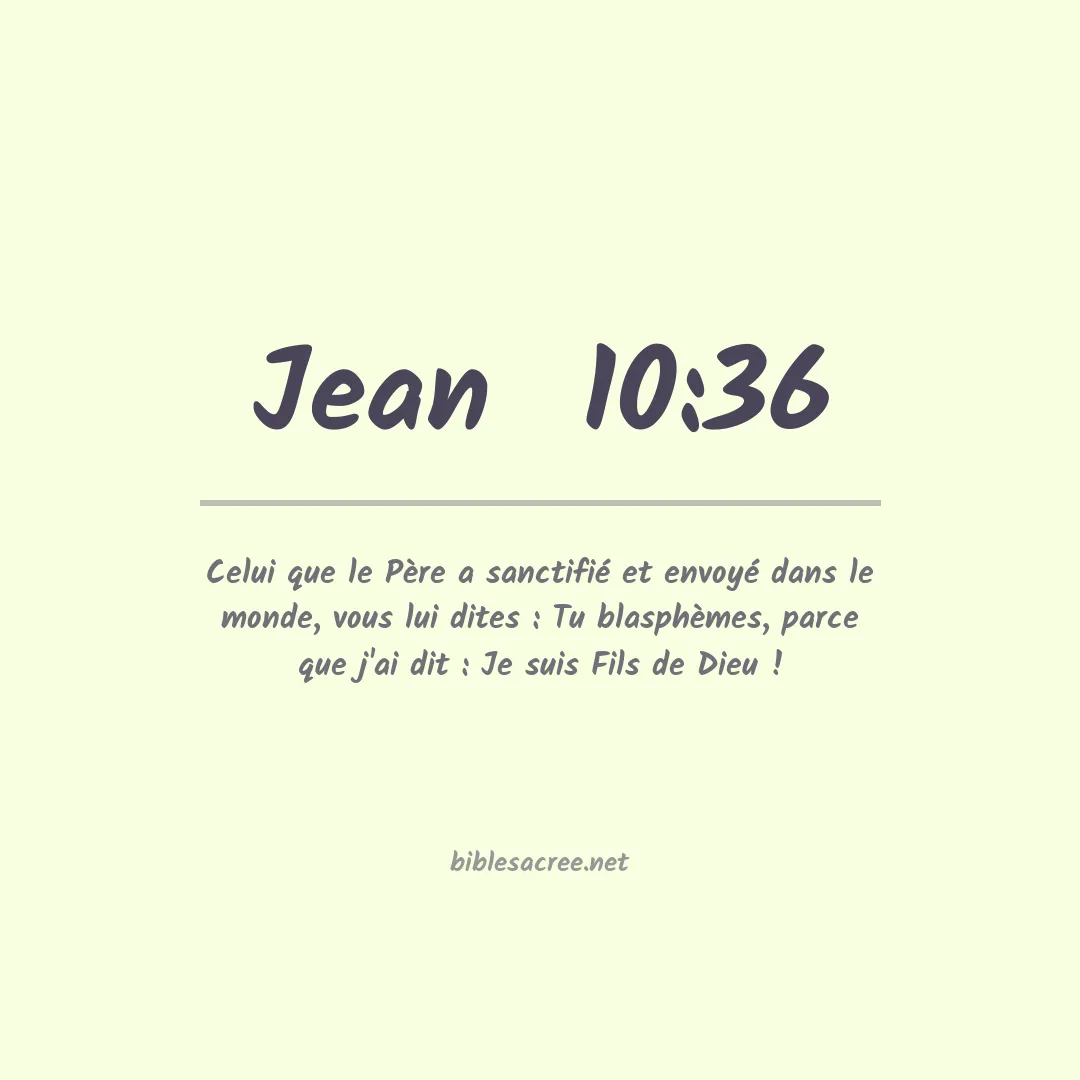 Jean  - 10:36