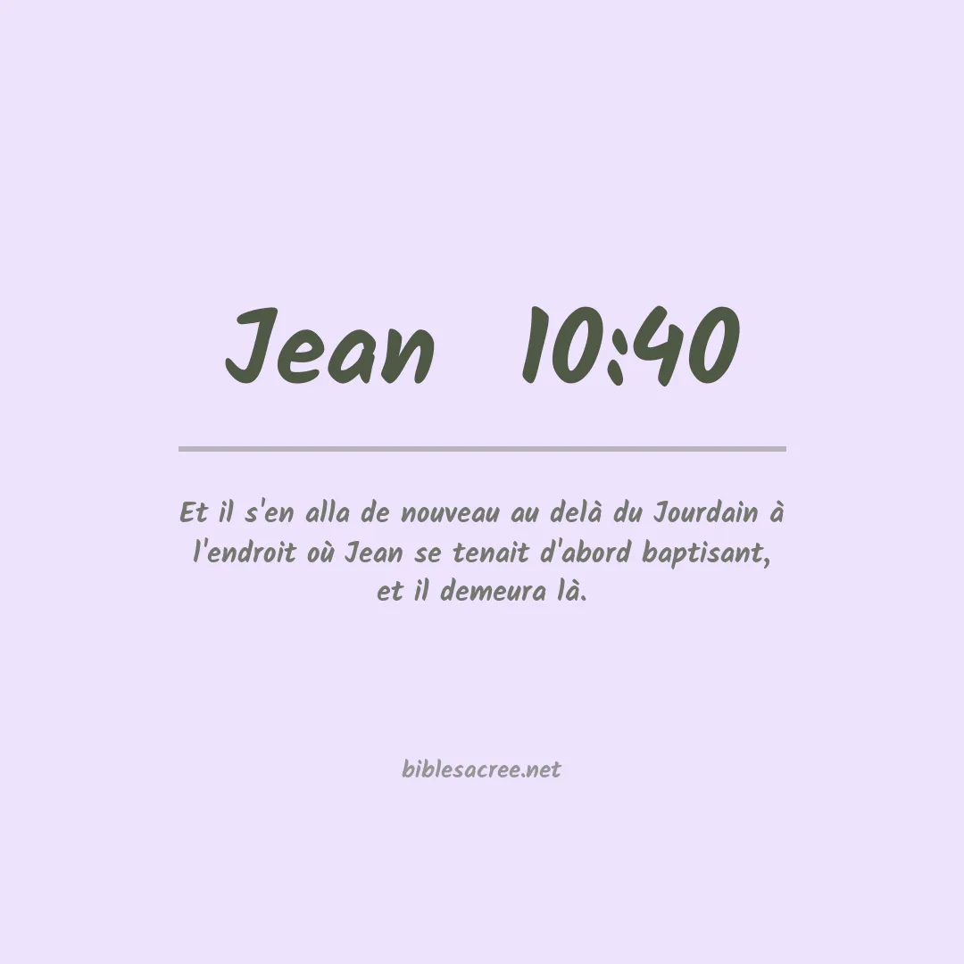 Jean  - 10:40