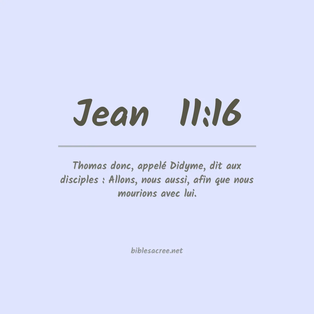 Jean  - 11:16