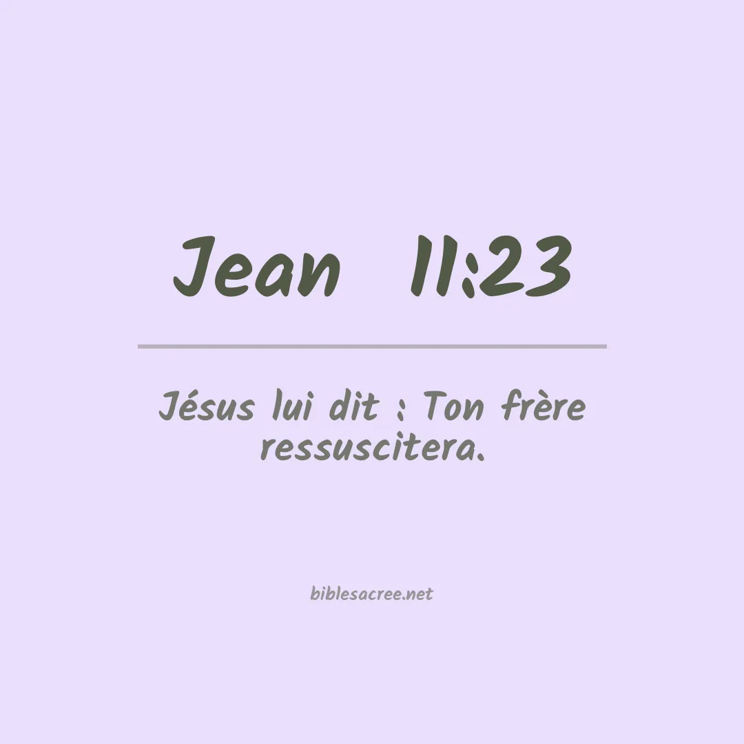 Jean  - 11:23