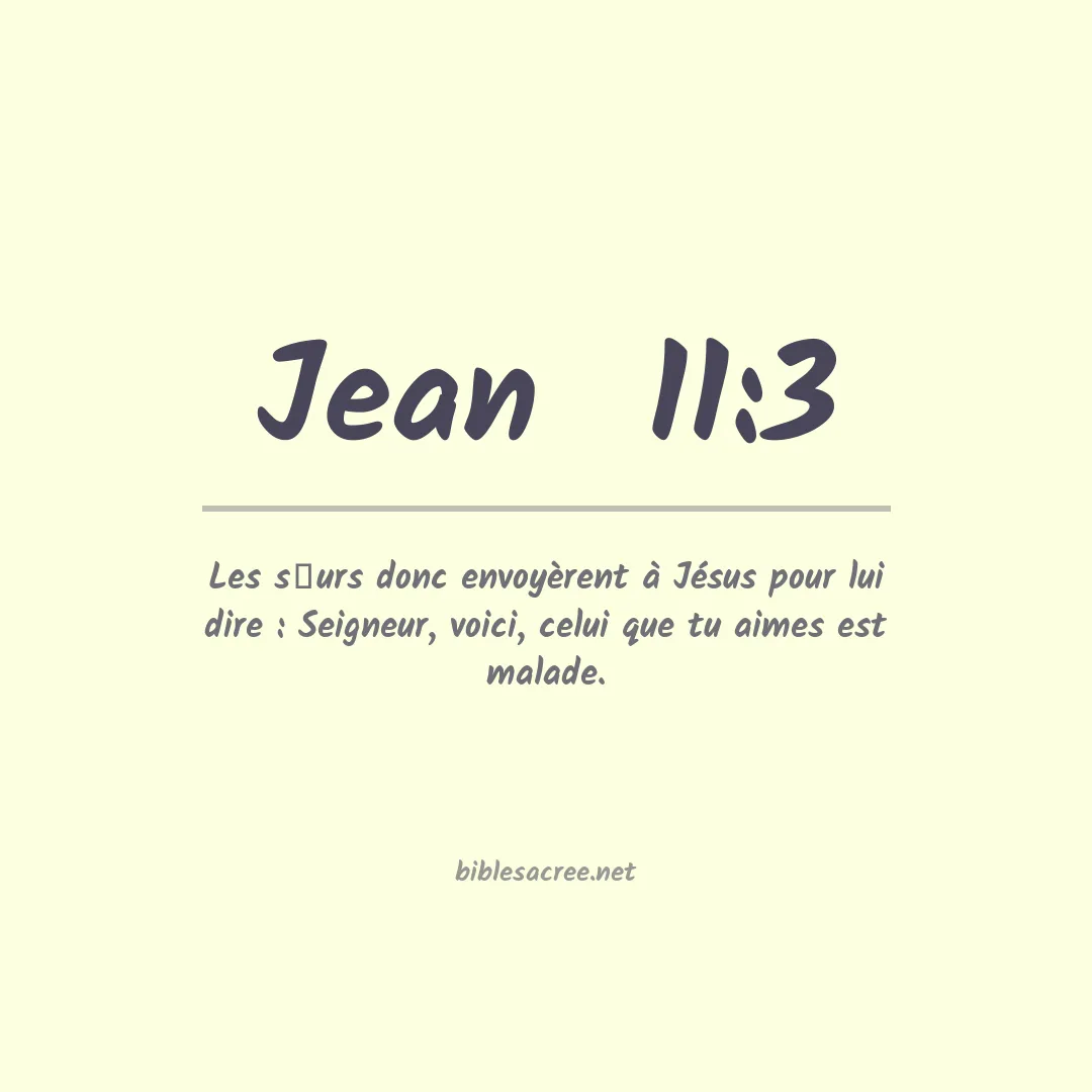 Jean  - 11:3