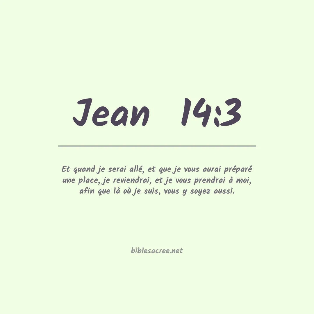 Jean  - 14:3