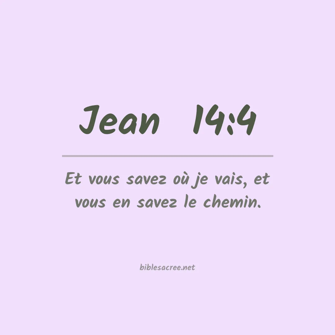 Jean  - 14:4