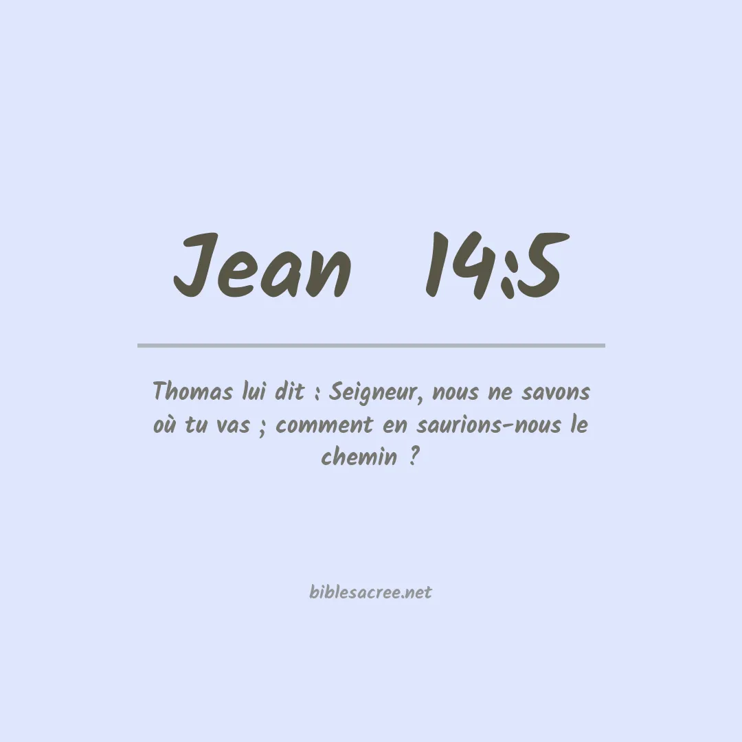 Jean  - 14:5
