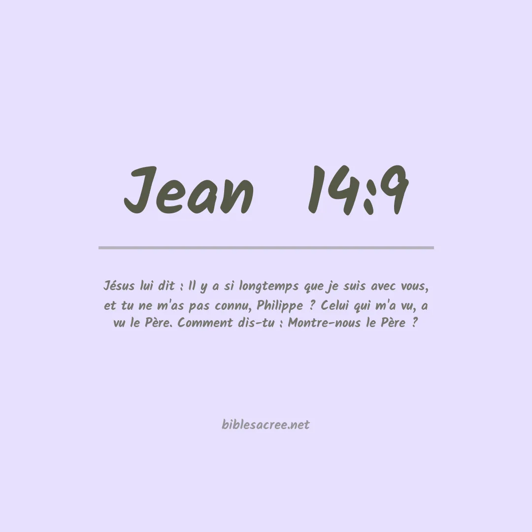 Jean  - 14:9