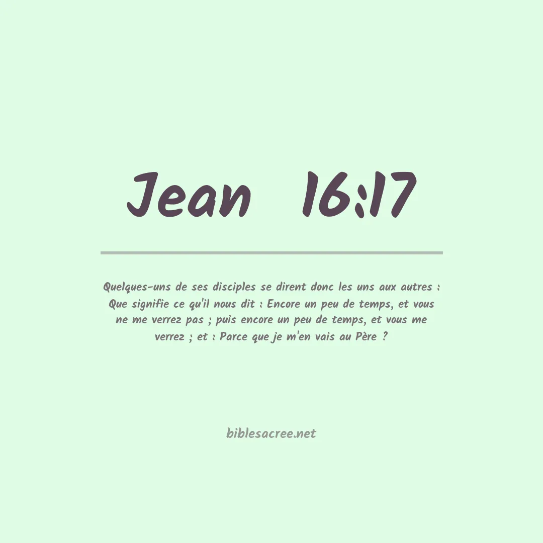 Jean  - 16:17