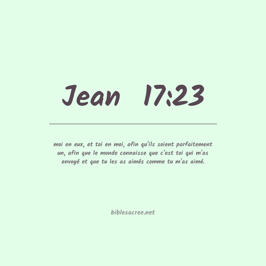 Jean  - 17:23