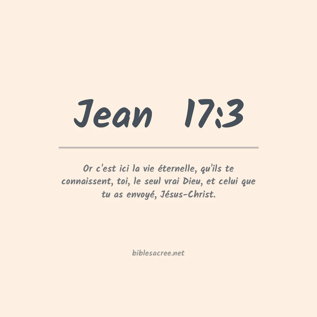 Jean  - 17:3