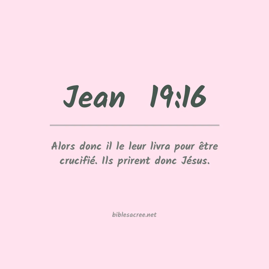 Jean  - 19:16