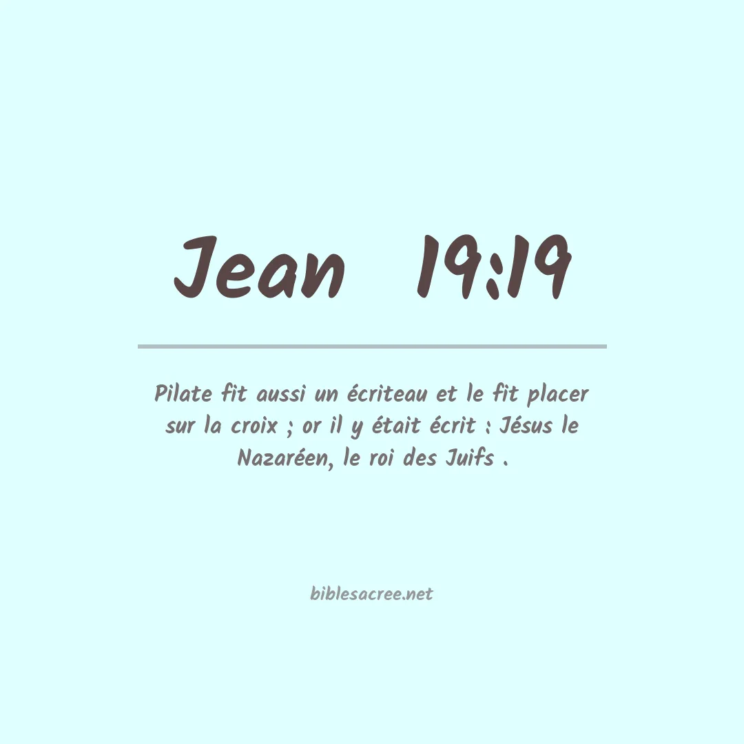 Jean  - 19:19