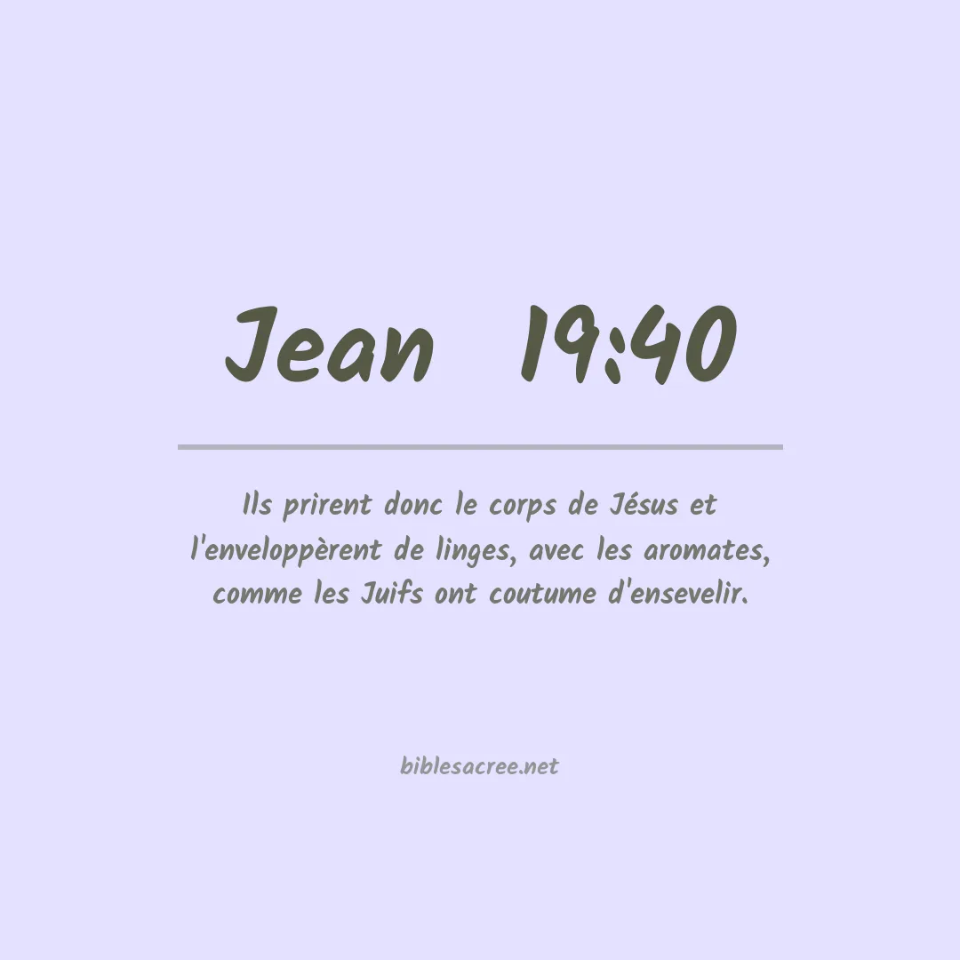 Jean  - 19:40