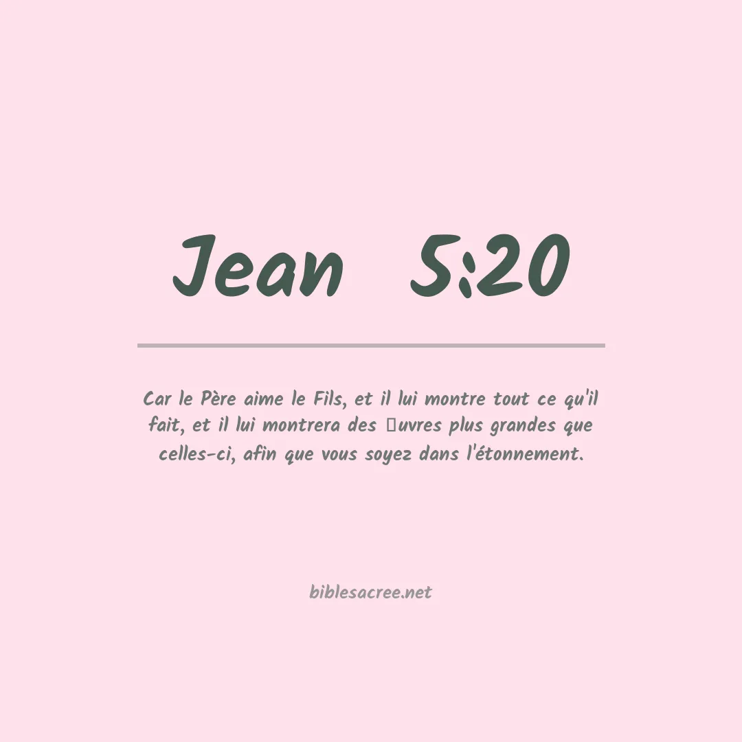 Jean  - 5:20