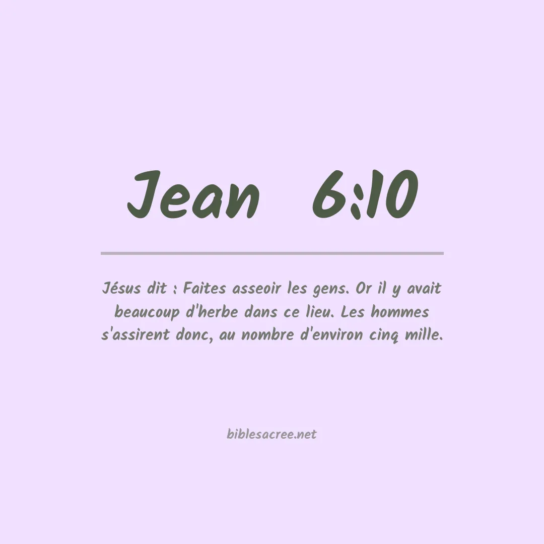 Jean  - 6:10