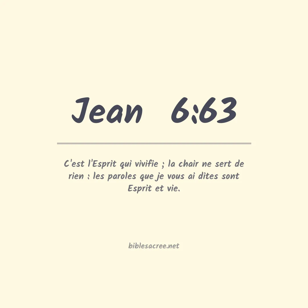 Jean  - 6:63