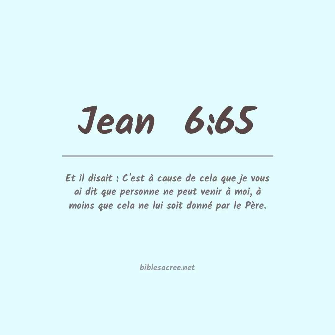 Jean  - 6:65