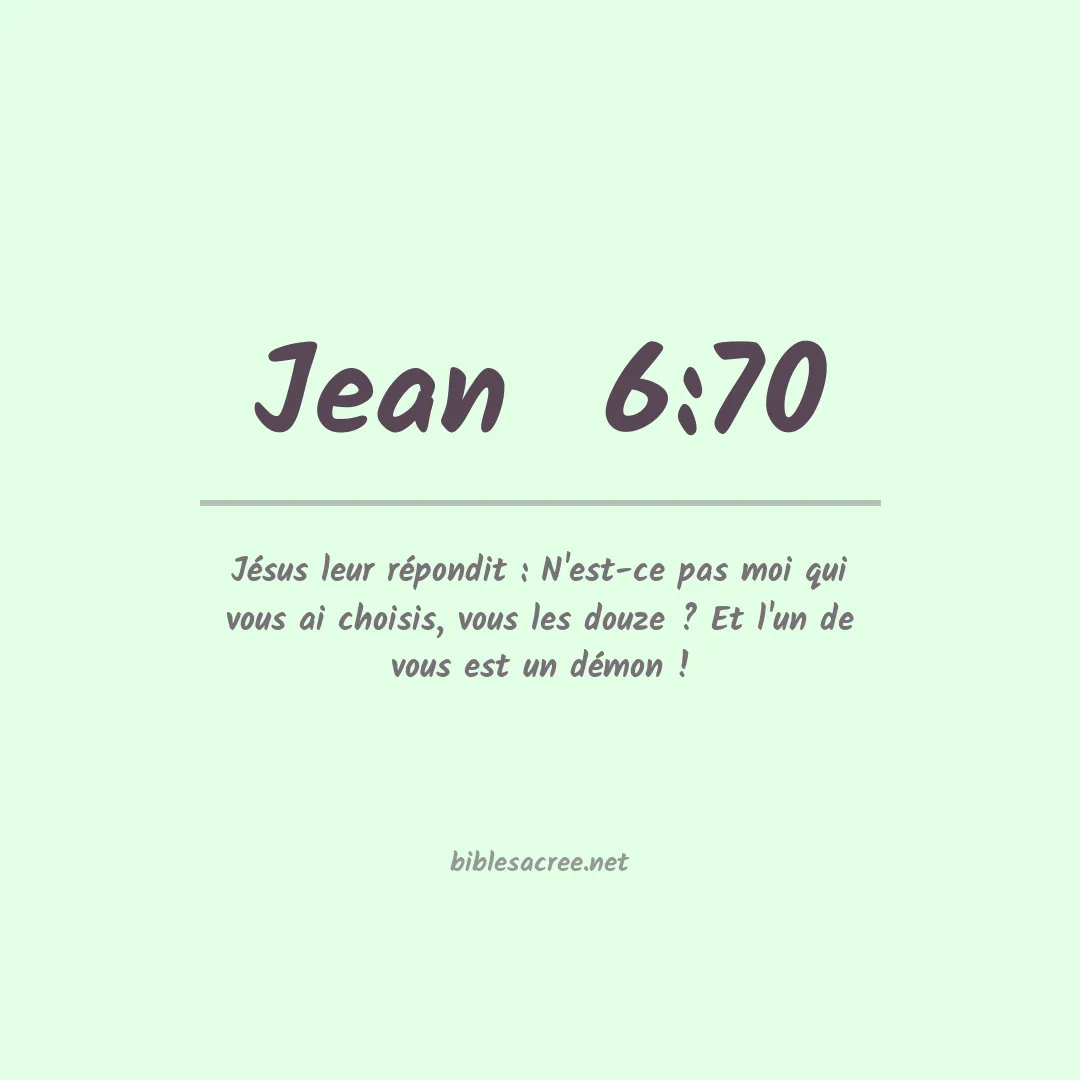 Jean  - 6:70